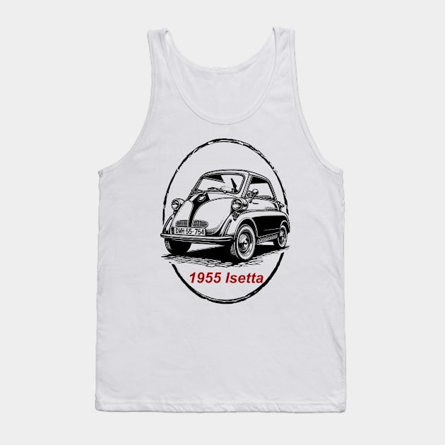 1955 Isetta Tank Top by SquareFritz